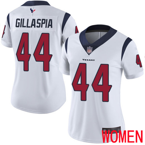 Houston Texans Limited White Women Cullen Gillaspia Road Jersey NFL Football #44 Vapor Untouchable->youth nfl jersey->Youth Jersey